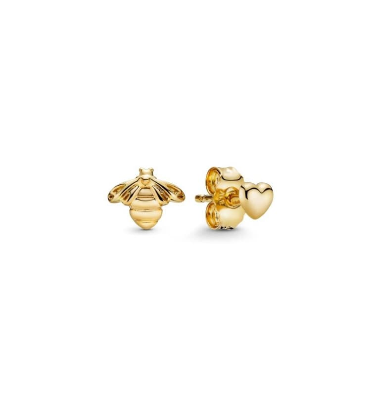 Product Brincos Shine heart & Bee Pandora