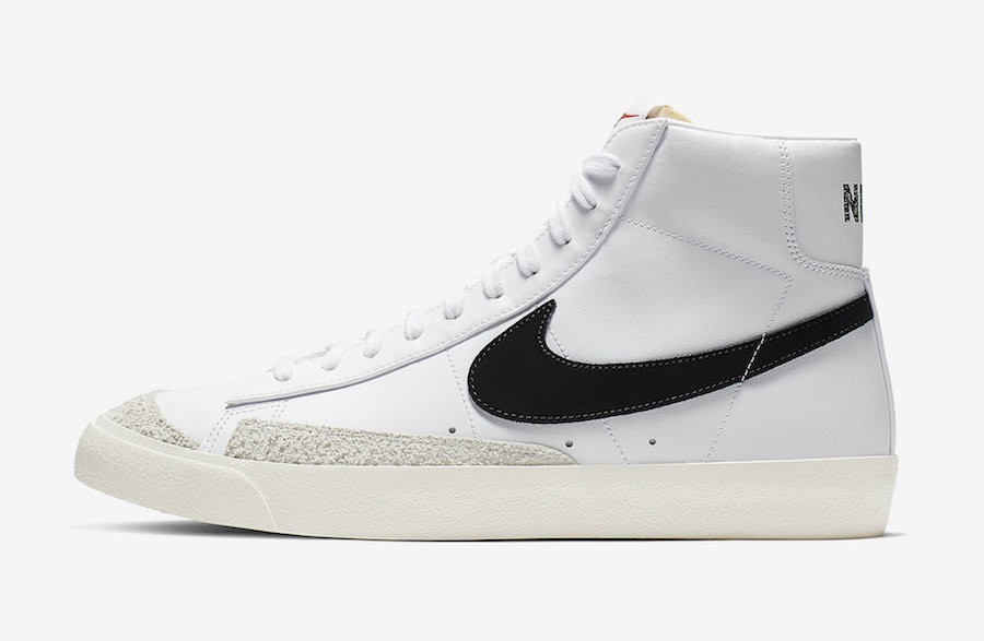 Moda Nike Blazer Mid 77 Vintage White Black - BQ6806-100