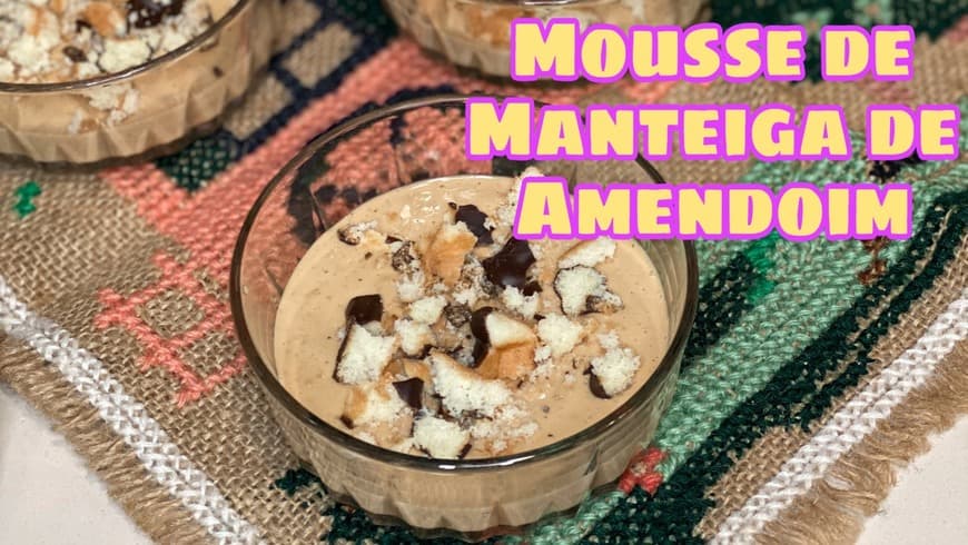 Fashion Mousse de Manteiga de Amendoim (S/Glúten, S/Lactose e Vegan)