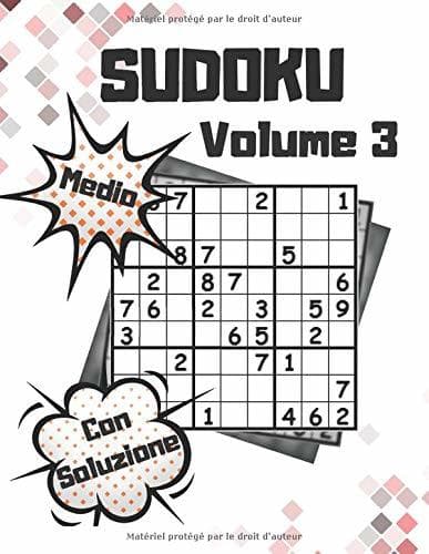 Product Sudoku Medio Con Soluzione Volume 3: Libro di Puzzle di Sudoku