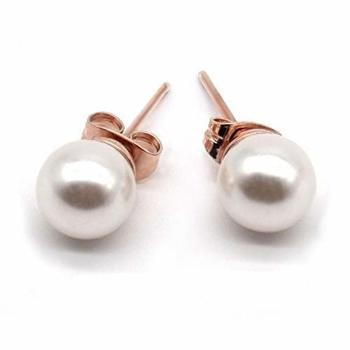 Fashion Mimei Pendientes Perlas Mujer