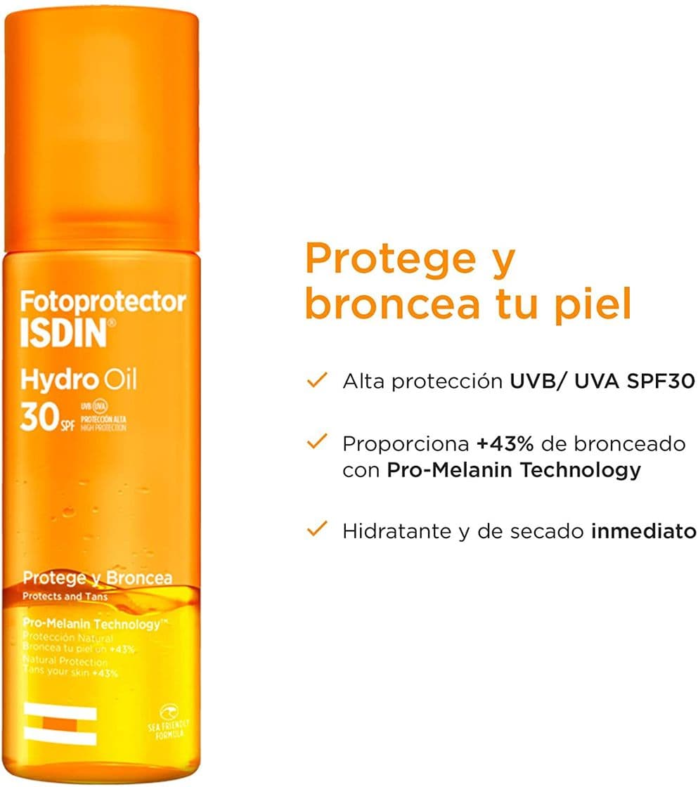 Fashion Isdin hydro oil protege y broncea