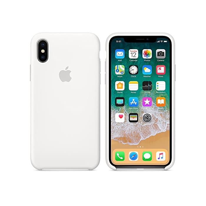 Electrónica El último Verano iPhone X Funda, Slim Líquido de Silicona Gel Carcasa