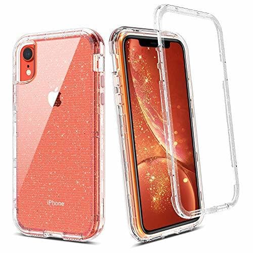 Product BENTOBEN iPhone XR Funda Transparente Cristal Brillante Resistente Cuerpo Protectora Completo Antigolpes