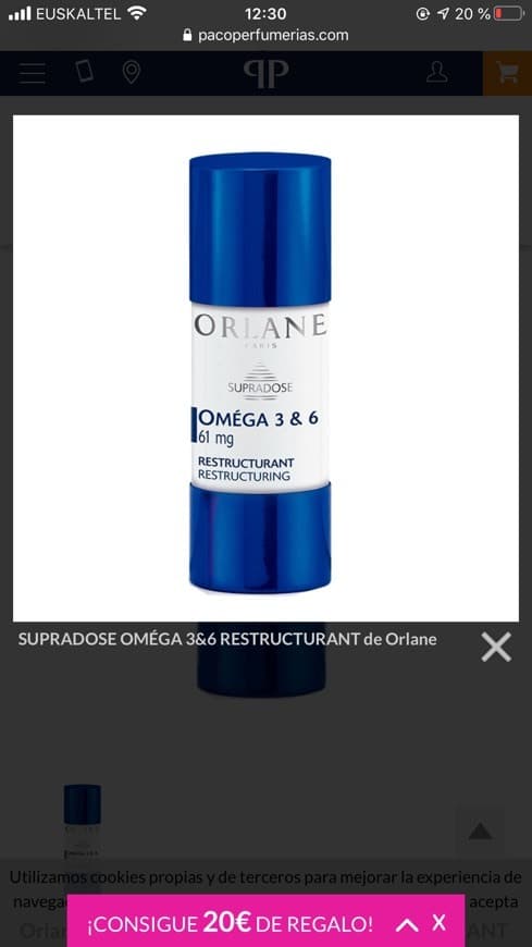 Product Orlane Paris Omega 3&6