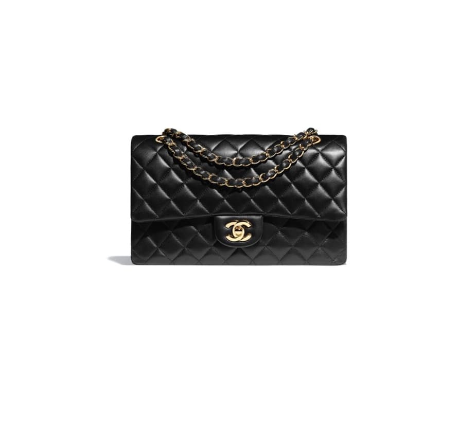 Producto Lambskin & Gold-Tone Metal Black Classic Handbag