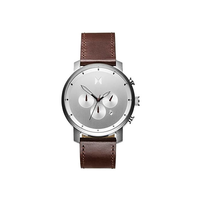 Moda MVMT Reloj Cronógrafo para Hombre de Cuarzo con Correa en Cuero D-MC01-SBRL