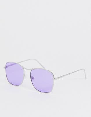 Producto Jeepers Peepers square sunglasses with purple lenses