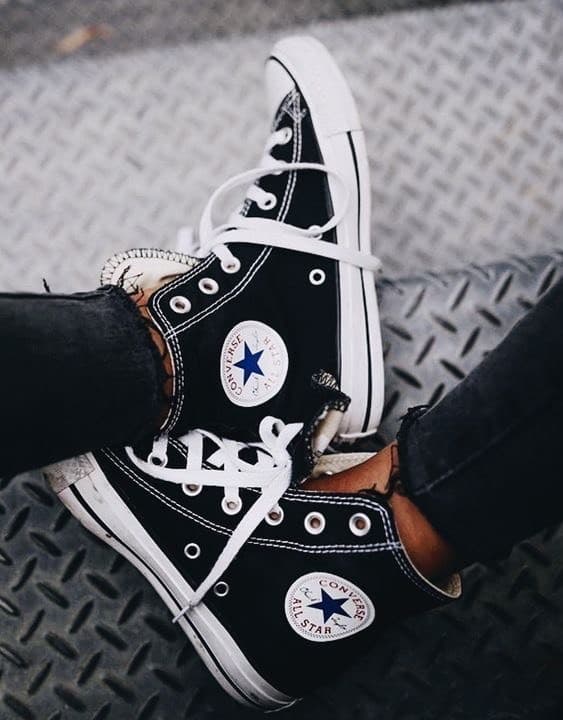 Moda All star chuck taylor pretos