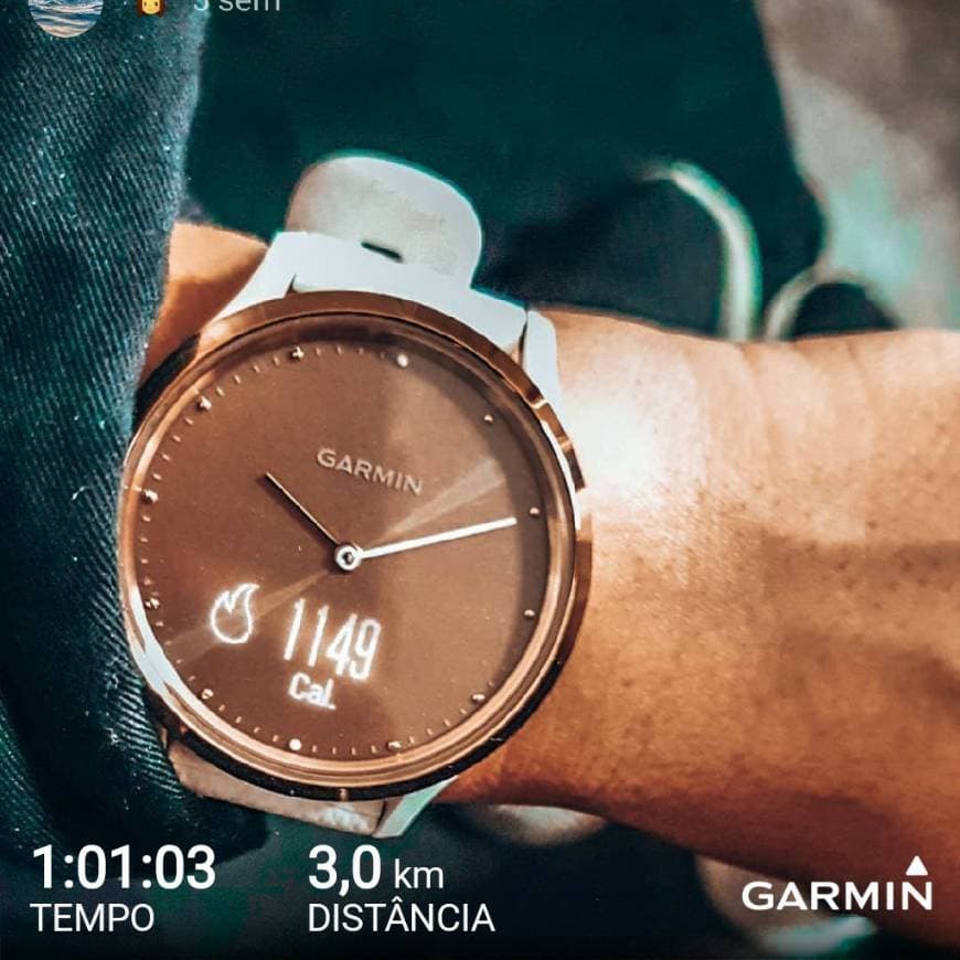 Electrónica Garmin Vivomove HR Sport Rose Gold-White S/M Monitor Actividad