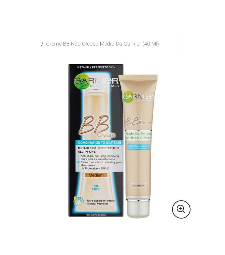 Producto Garnier BB cream diário