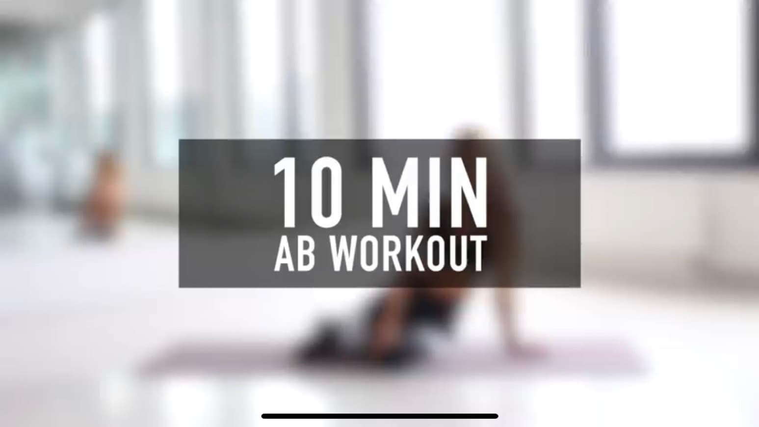 Fashion 10min AB Workout 