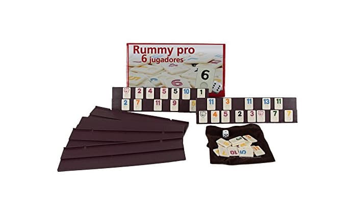 Product Aquamarine Games - Rummy, 6 jugadores