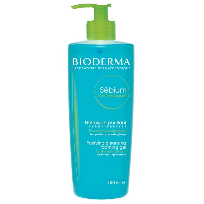 Belleza BIODERMA SEBIUM gel moussant nettoyant purifiant 500 ml