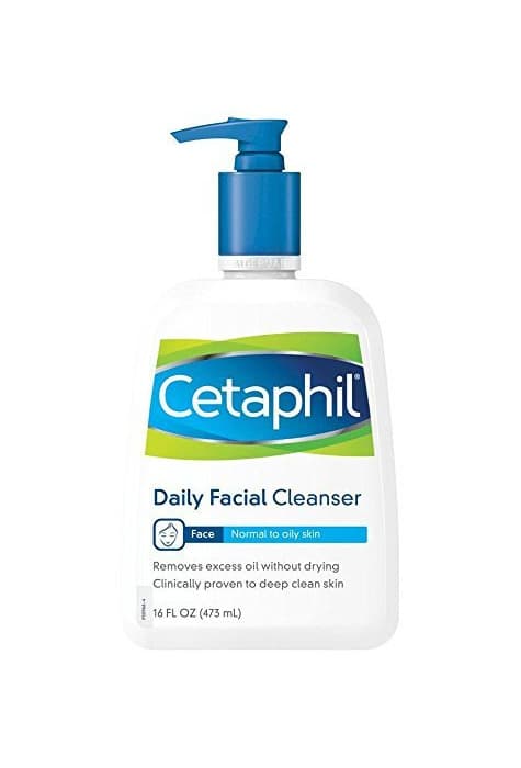 Belleza Cetaphil Limpiador facial para pieles normales y grasas 470 ml