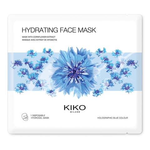 Moda Moisturising hydrogel face mask with cornflower extract - kiko milano