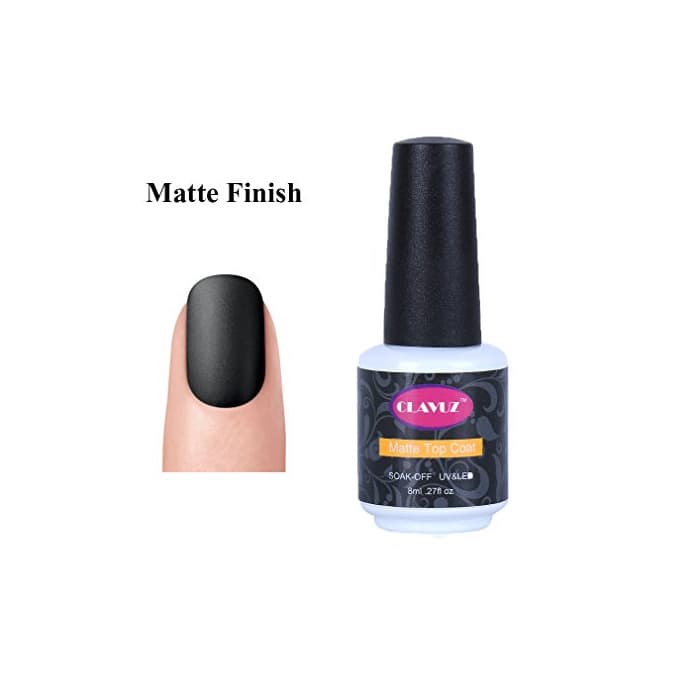 Belleza Clavuz Top Coat Mate Esmale de Uñas Gel UV LED Semipermanente Manicura