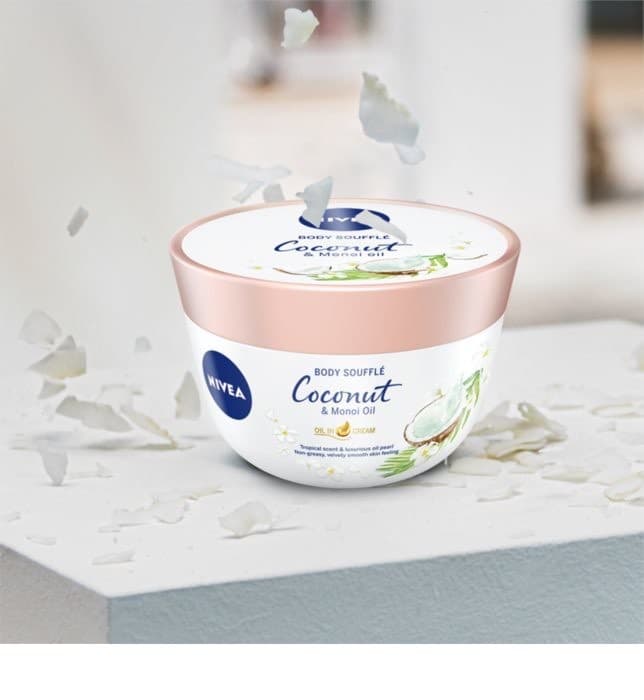 Product Nivea Coconut & Monoi Oil
soufflé corporal