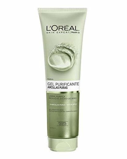 Belleza L'Oreal Paris Dermo Expertise Gel Limpiador Purificante Arcillas Puras Verde