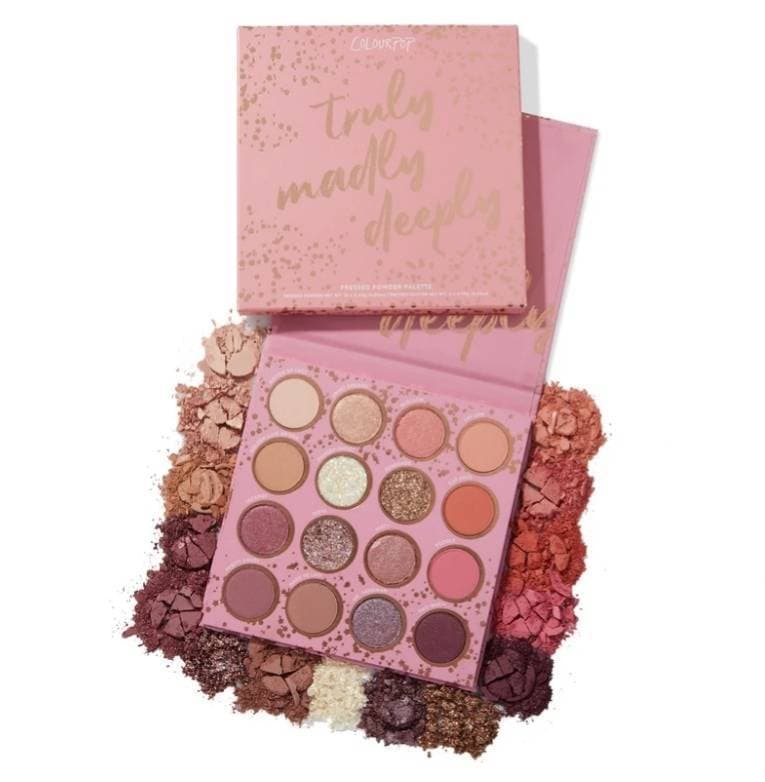 Fashion Colourpop eyeshadow palette truly madly deeply