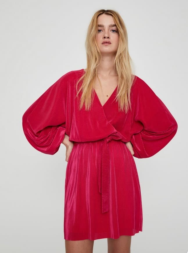 Product Vestido mini fúcsia Pull and Bear 