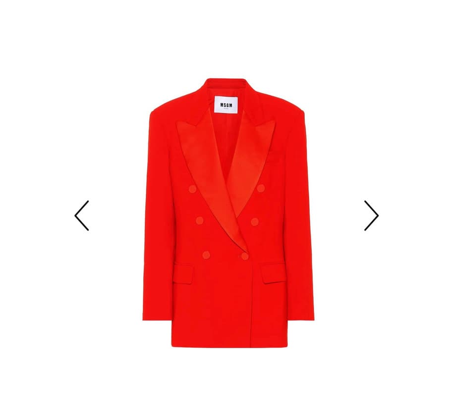 Product MSGM
Double-breasted crêpe blazer