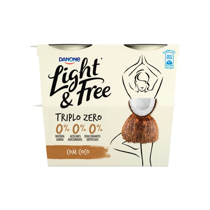 Product Iogurte Sólido Light & Free Sabor a Côco 