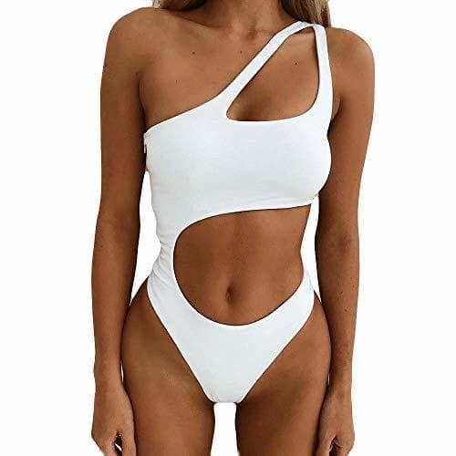 Fashion Modaworld Trajes de baño de una Pieza Mujer Bikini de Playa con