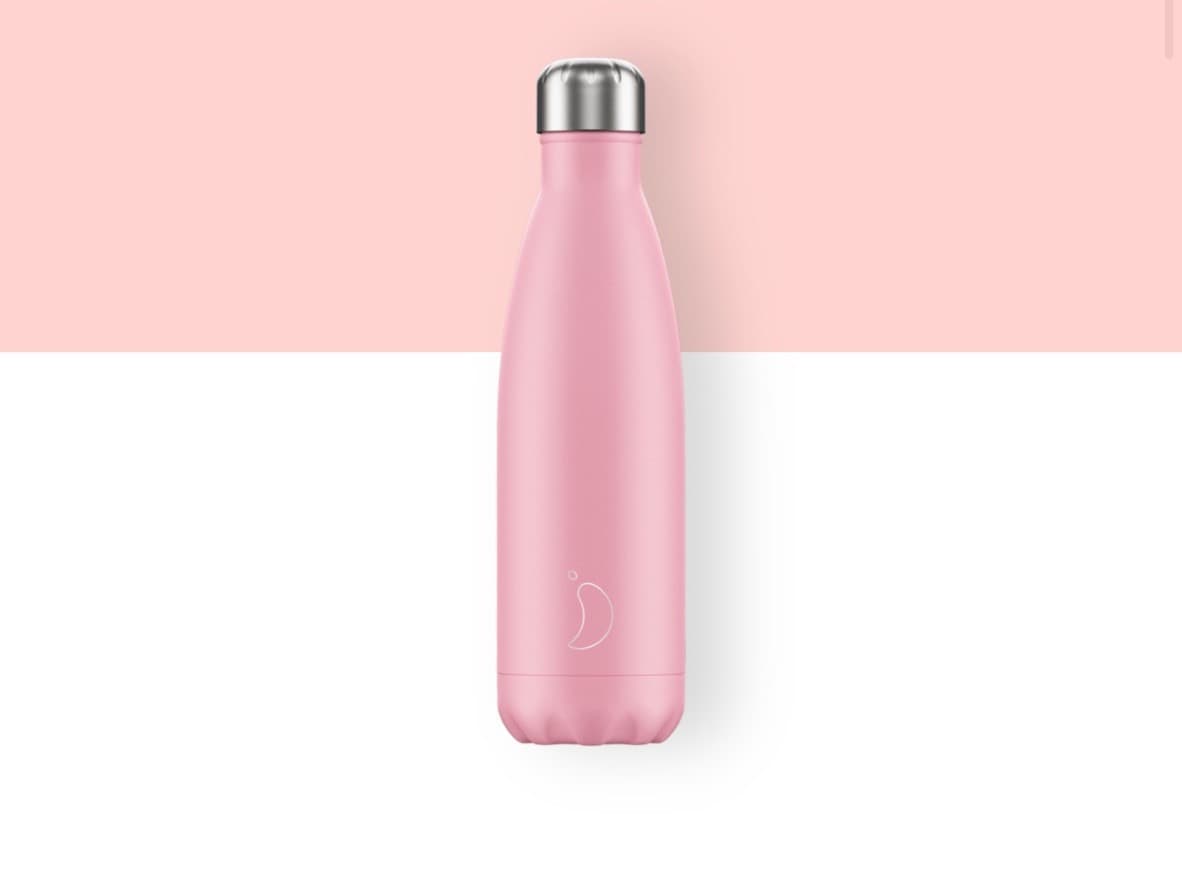 Moda Chilly's Pastel Pink Bottle | Reusable Water Bottles