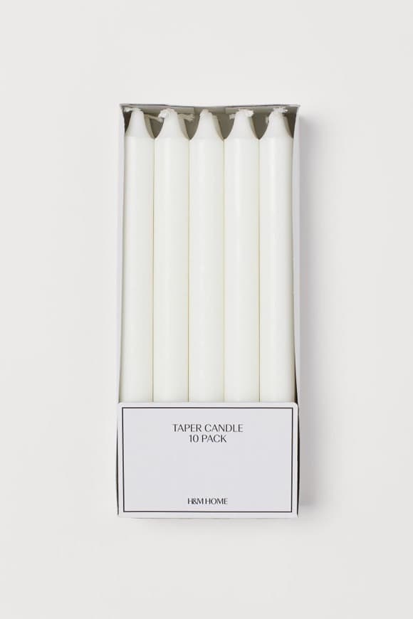 Product Velas, pack de 10 - Branco - HOME