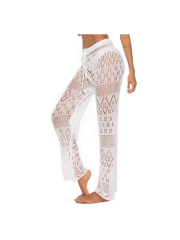 Producto Drawstring Crochet Straight Pants