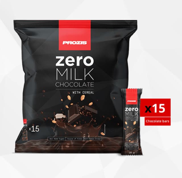 Producto Zero milk chocolate w/ cereal