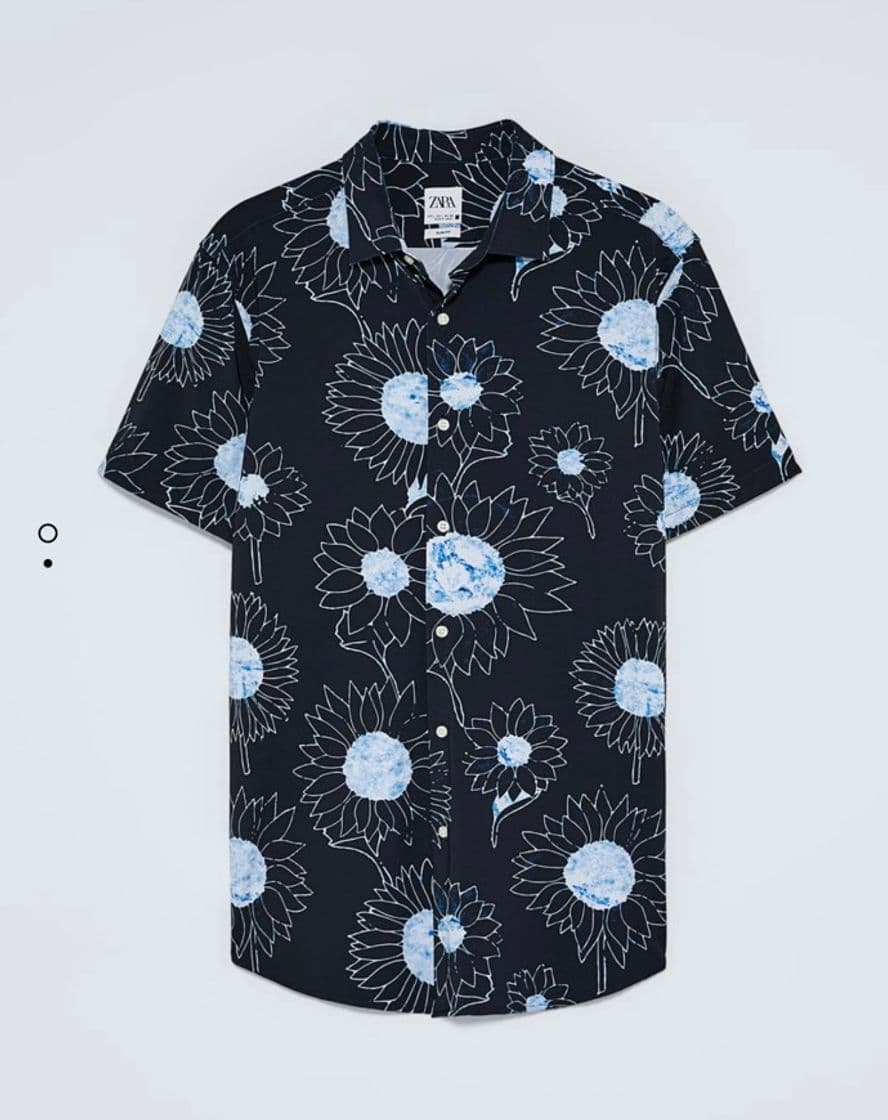 Fashion CAMISA SLIM ESTAMPADO FLORES 