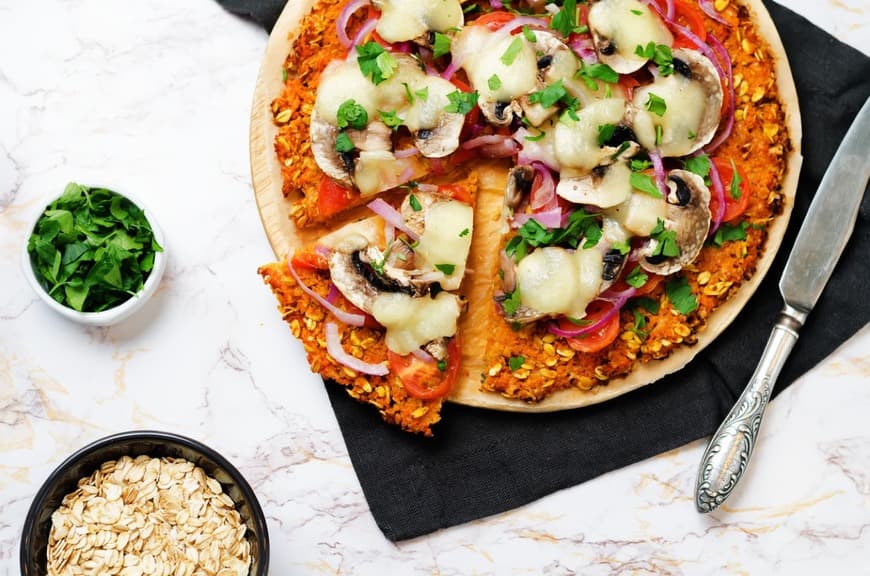 Fashion Receta de pizza fitness 🍕 