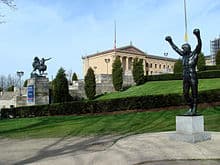 Place Rocky steps