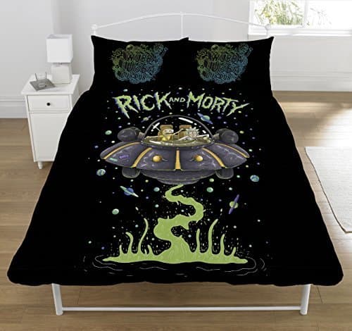 Elemento de la categoría hogar Rick and Morty UFO - Juego de Funda de edredón