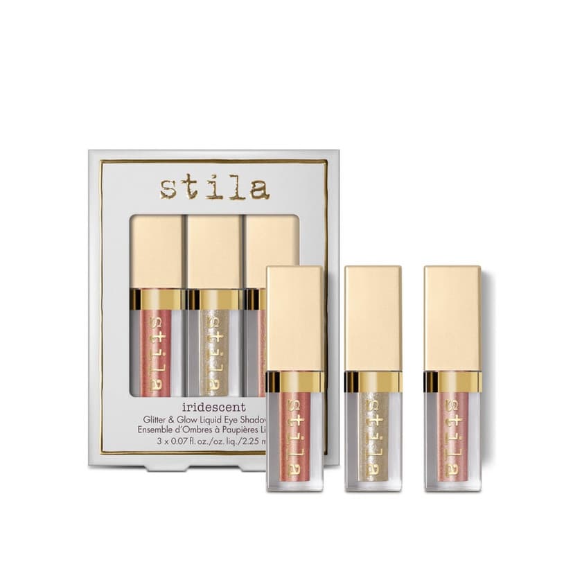 Product Stila Iridescent Glitter & Glow Duo Chrome Liquid Eyeshadow 