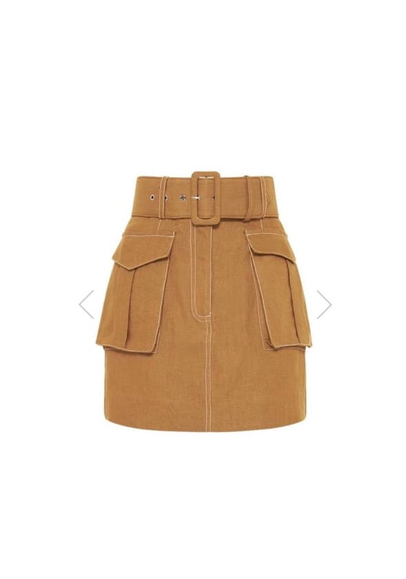 Product Eames Linen Utility Mini Skirt 