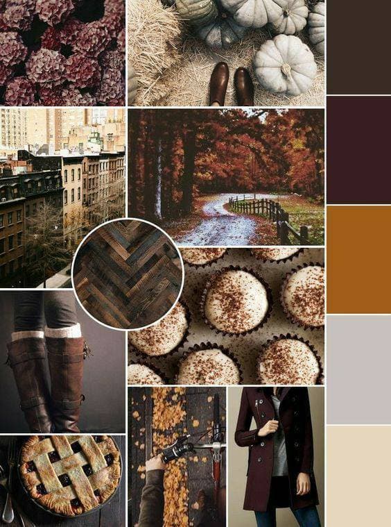 Moda Dark Brown moodboard 