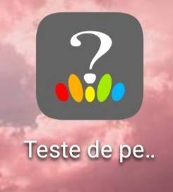 App Teste de personalidade 