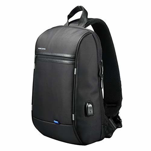 Electrónica Kingsons Anti-Robo Estilo Bolso Cruzado Mochila Bandolera Hombre Bolsa de Cuaderno con