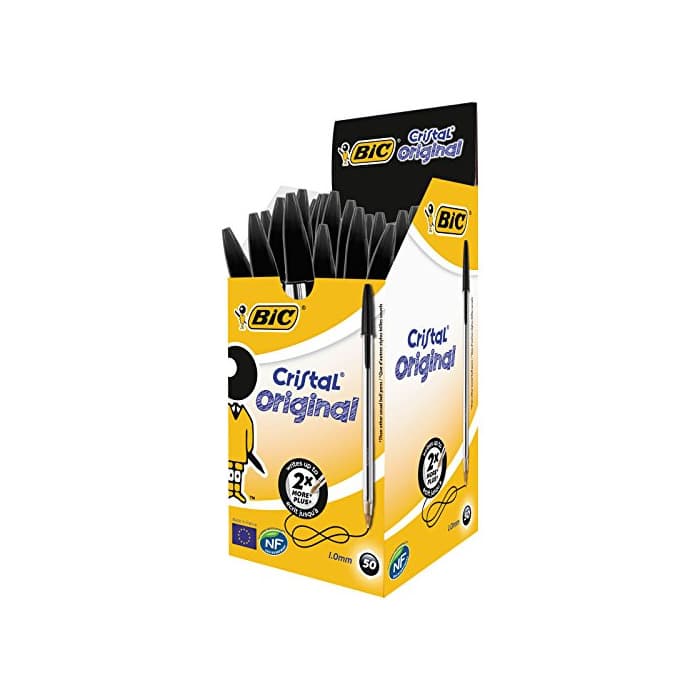 Producto BIC Cristal Original - Caja de 50 unidades, bolígrafos punta media