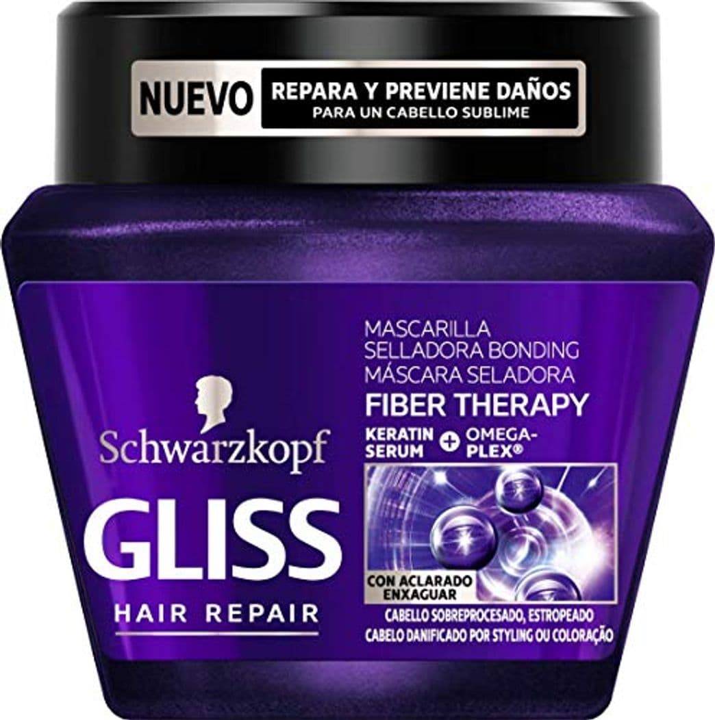 Beauty Gliss Mascarilla Fiber Therapy para cabello sobreprocesado