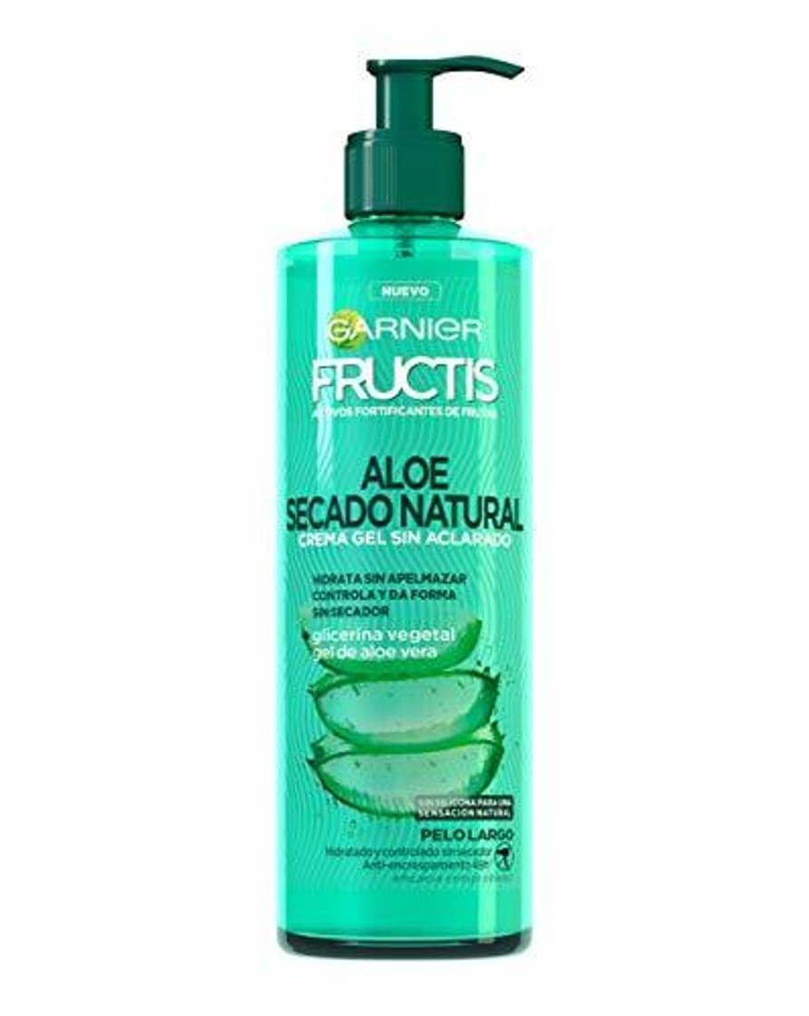 Beauty GARNIER Fructis Aloe Secado al Aire Tratamiento Capilar Pelo Normal, Largo, pack