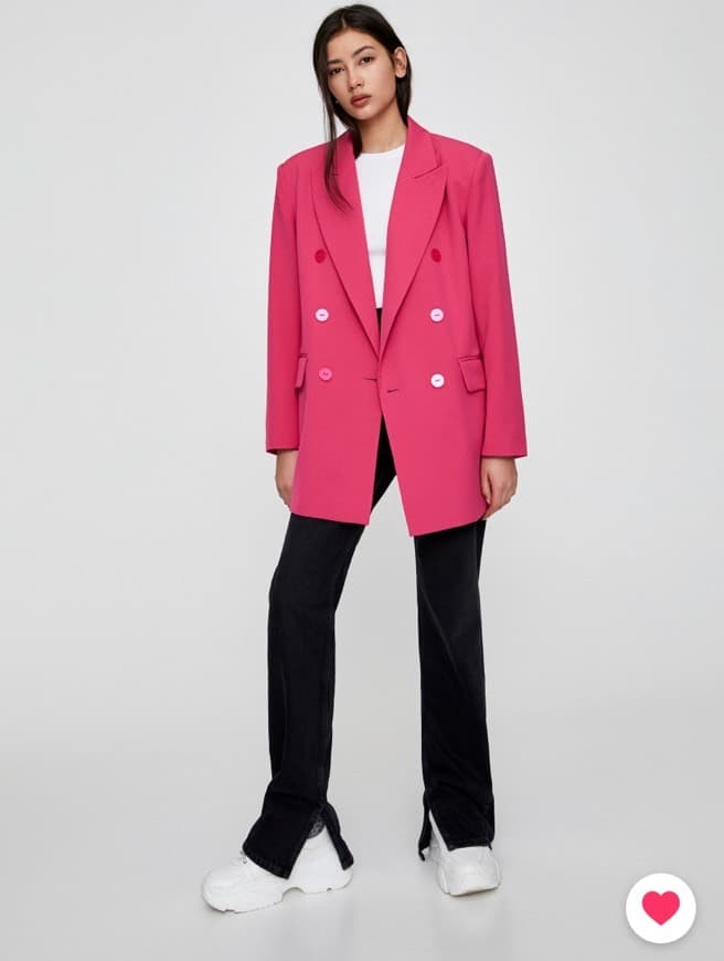 Product Blazer Rosa com botões 