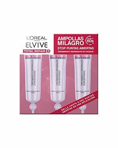 Beauty L'Oreal Paris Elvive Total Repair 5 Ampolla Reparadora, para el pelo dañado,