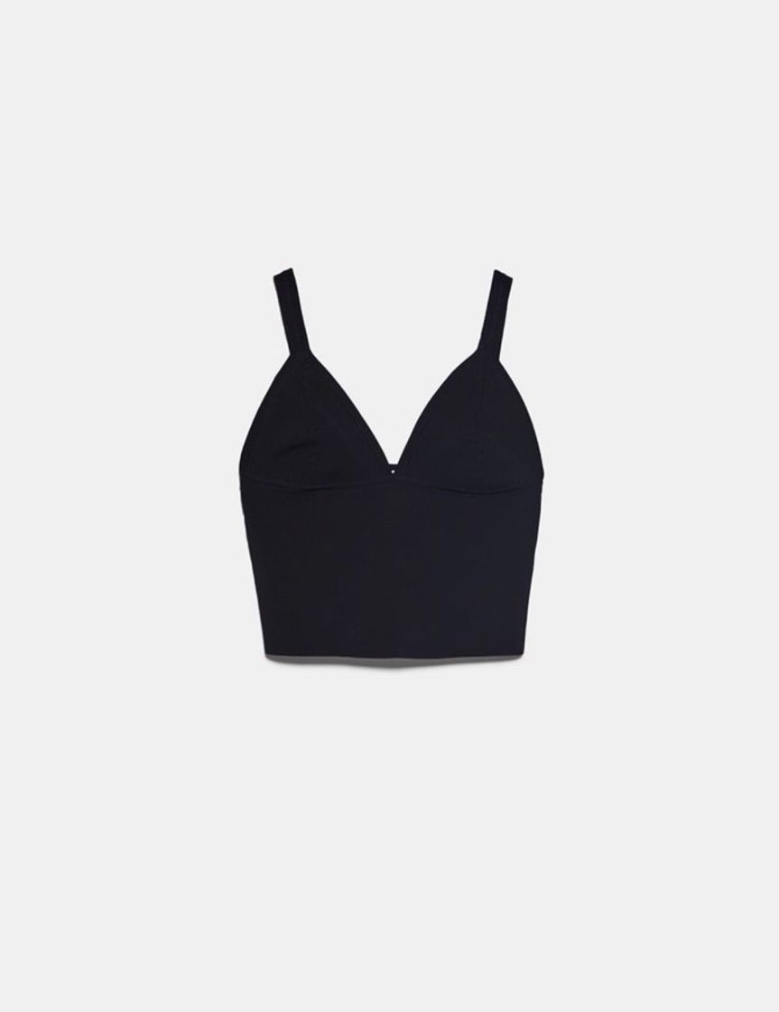 Fashion CROP TOP DE MALHA ZARA