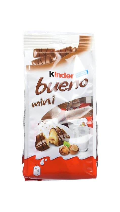 Producto Kinder Bueno Mini Barritas con Relleno de Leche y Avellanas