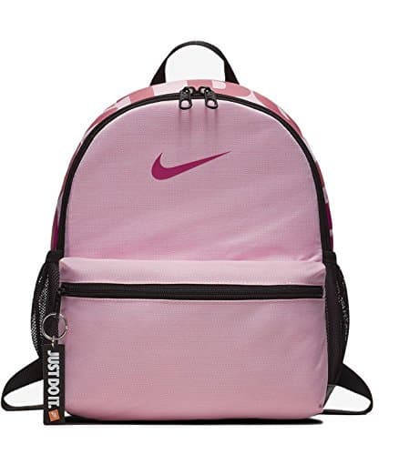 Lugar Nike Y NK BRSLA JDI Mini BKPK, Mochila Unisex Infantil, Multicolor Black/Rush