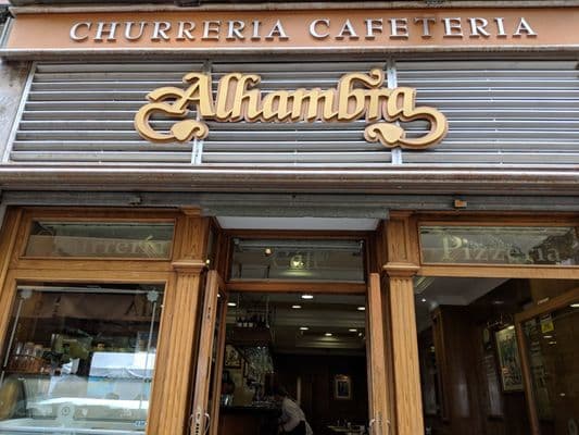 Restaurantes Churrería Alhambra Cafeteria Chocolatería Granada